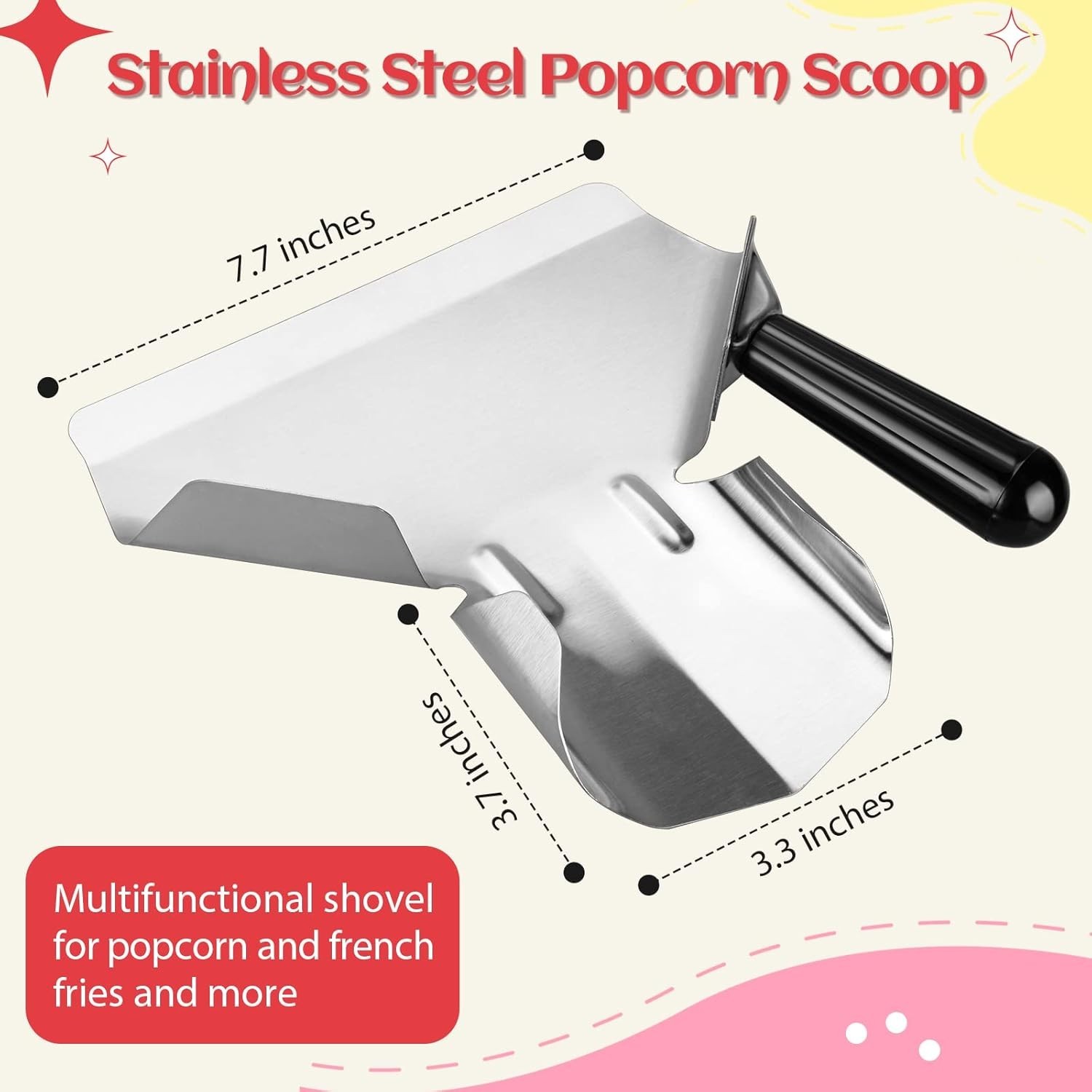 202 Pcs Popcorn Bags W/ Popcorn Scoop & Salt Shaker,1 oz Small Pop Corn Bags