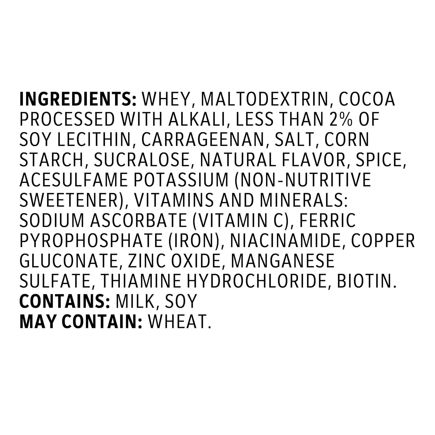 16 oz Caffeine-Free Chocolate Powder with 10 Essential Vitamins – No Sugar Added