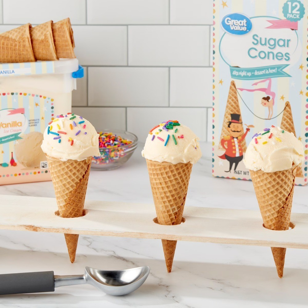 Sugar Cones 5 oz 12 Count Pack of 4