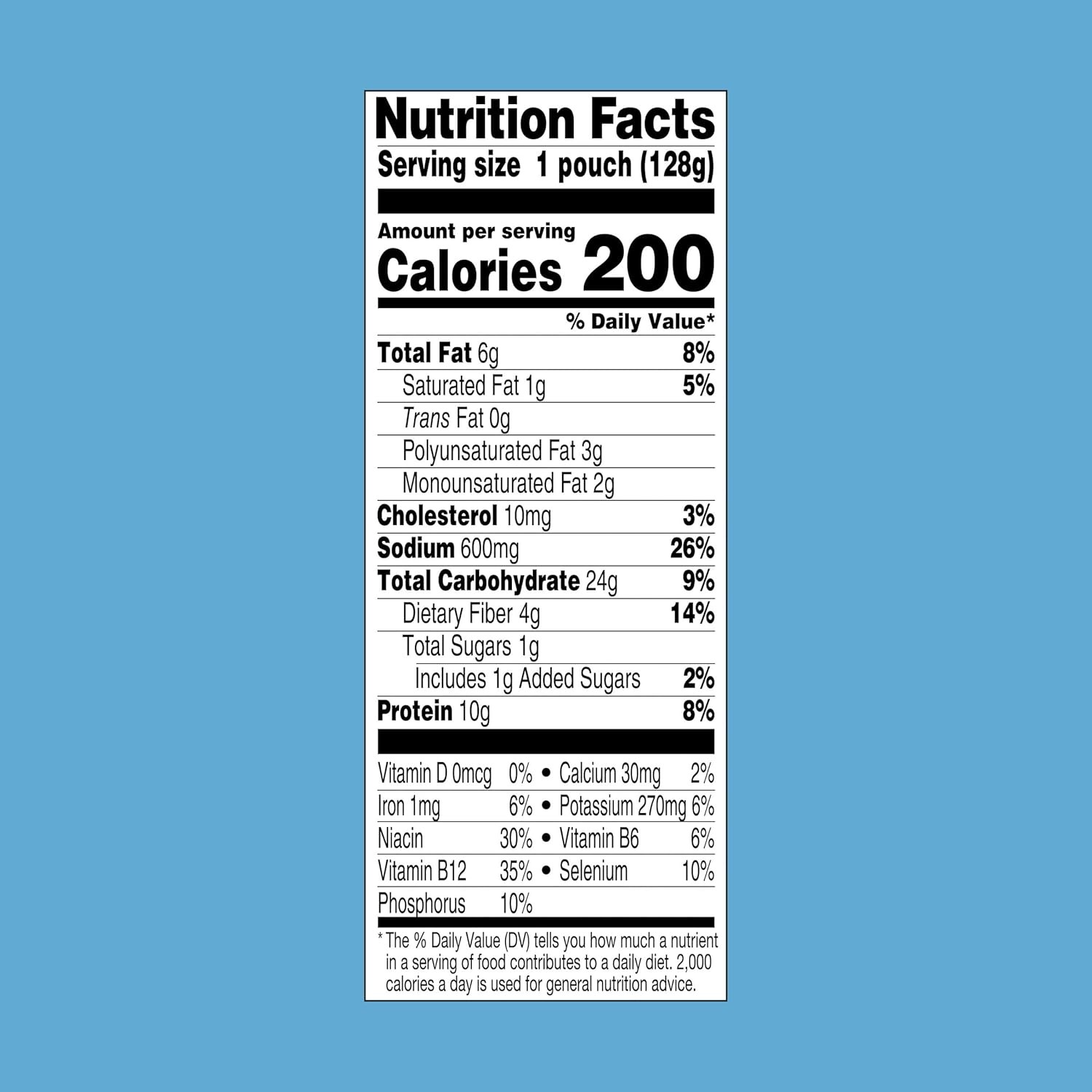 Tuna Grain Bowl Pouch – Fully Cooked, Mediterranean Style, 10g Protein, 160 Cal