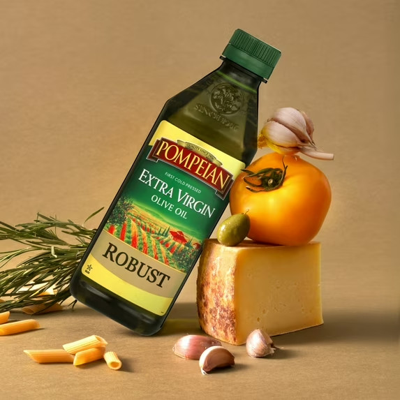 Pompeian Smooth Extra Virgin Olive Oil – 16 fl oz (Pack of 2)