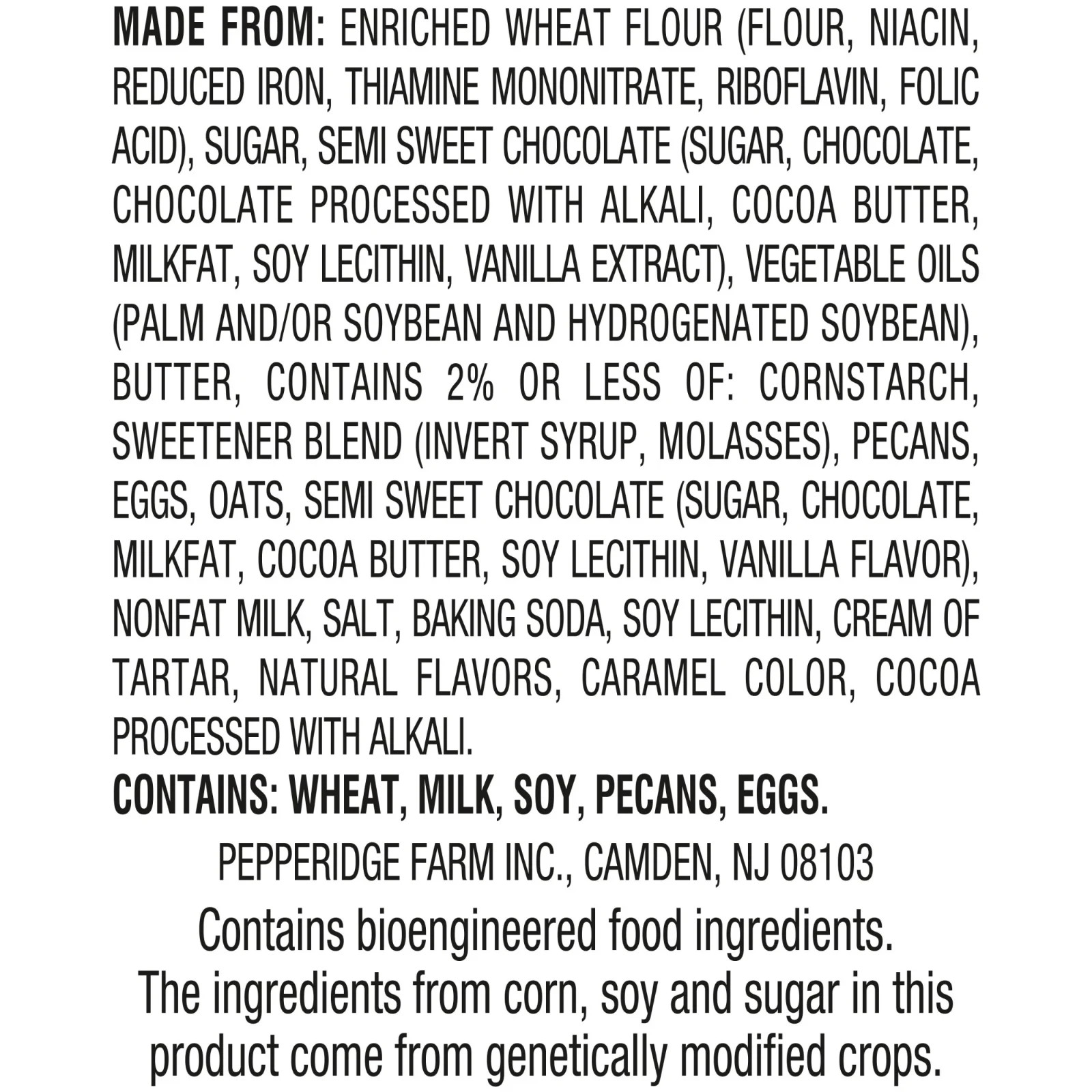 Pepperidge Farm Holiday Classic Cookie Collection,9 Cookie Varieties (Pack of 2)