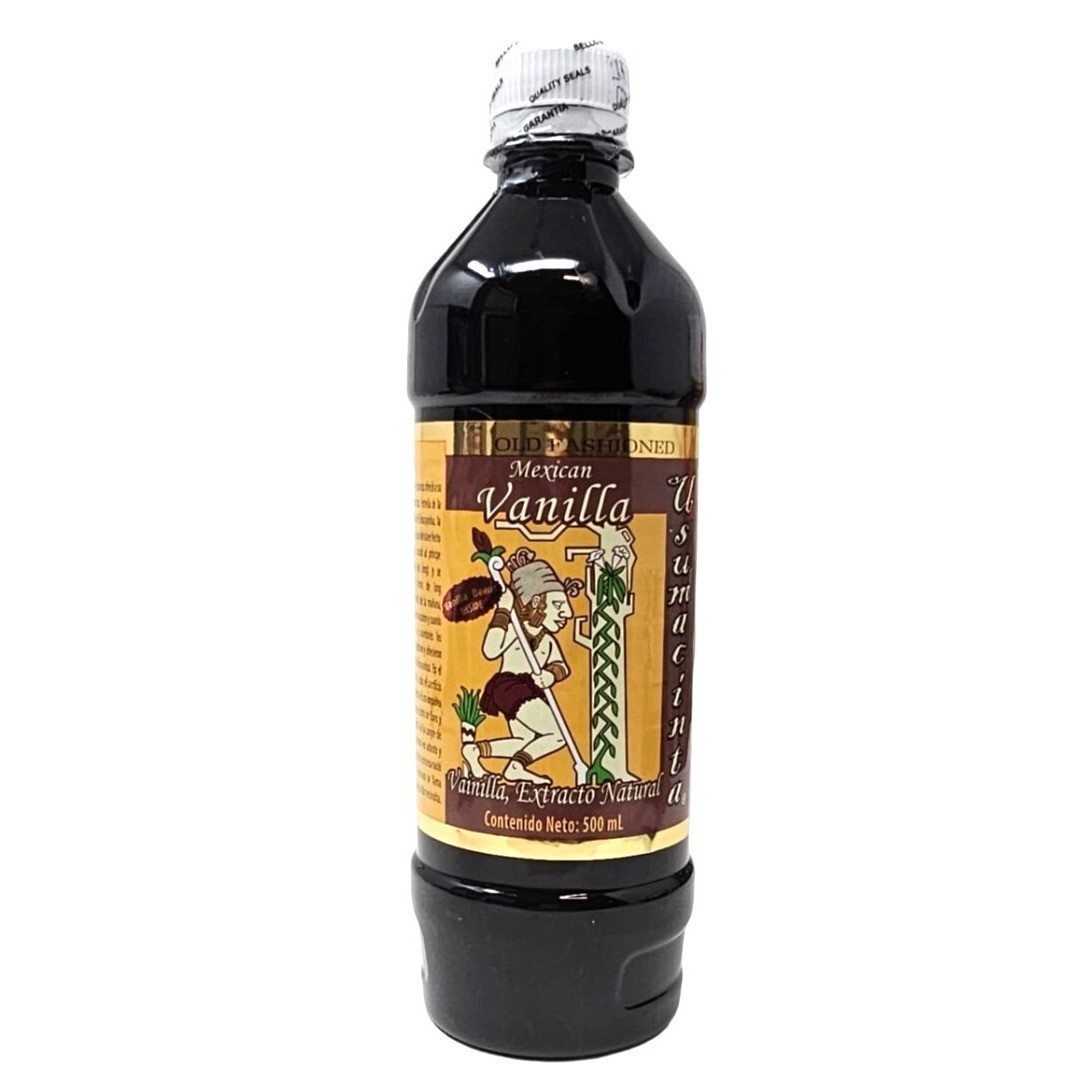Usumacinta Vanilla Pure Amber 16.9oz Vanilla Extract – Made in Mexico