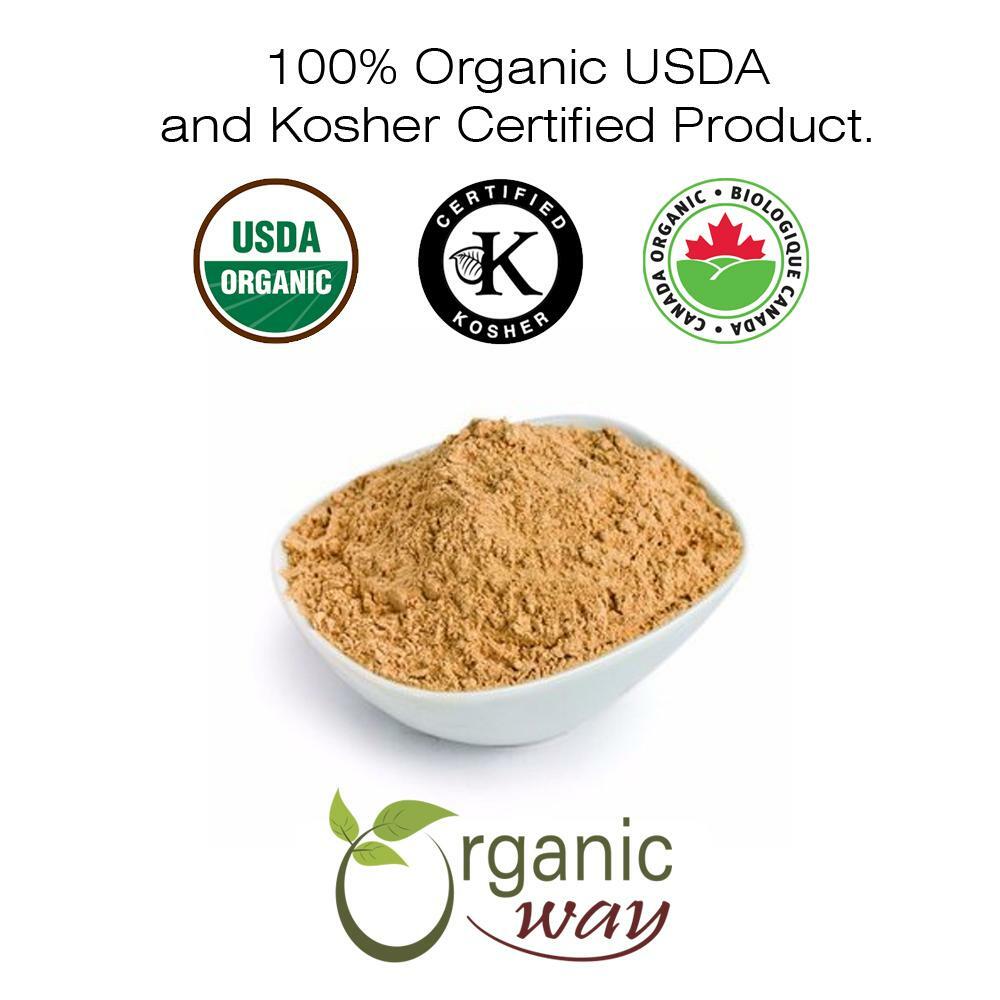 Organic Way Dandelion Root Powder – Herbal Tea| Organic, Kosher & USDA Certified