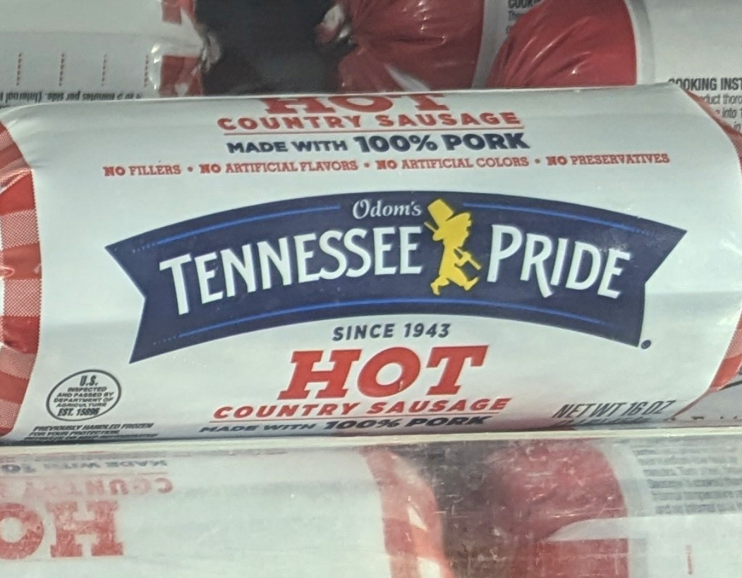 Tennessee Pride Hot Country Sausage 16 Oz (4 Pack)