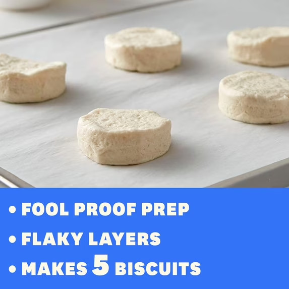 Pillsbury Flaky Layers Butter Tastin’ Canned Biscuits, 5 Count, 6 oz
