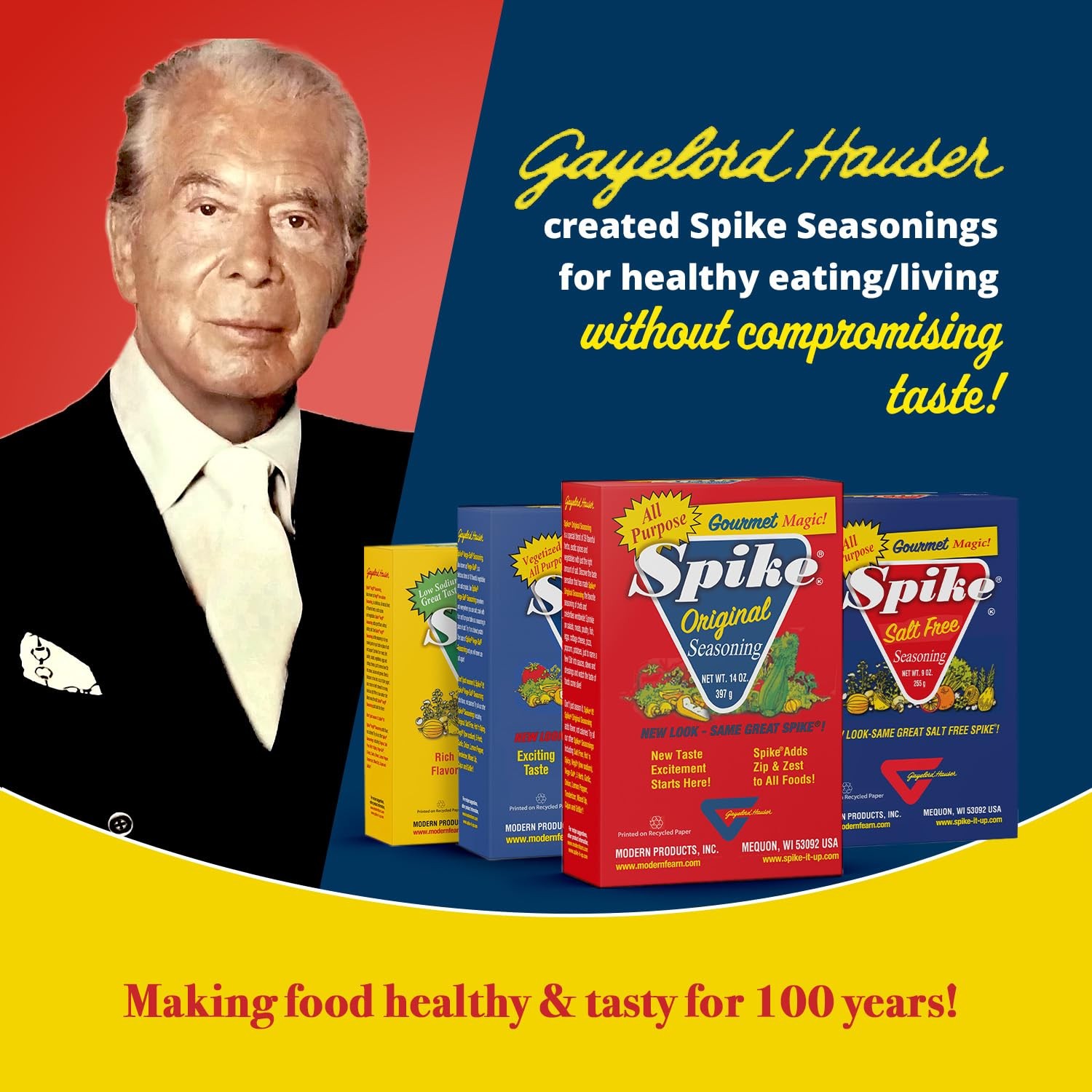 MODERN PRODUCTS, SPIKE SEASONING,BOX 7 OZ