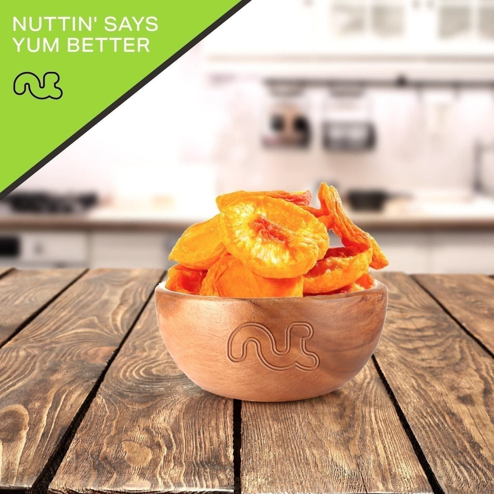 Sun Dried California Peaches | No Sugar Added, Fresh, Resealable Bag Snack