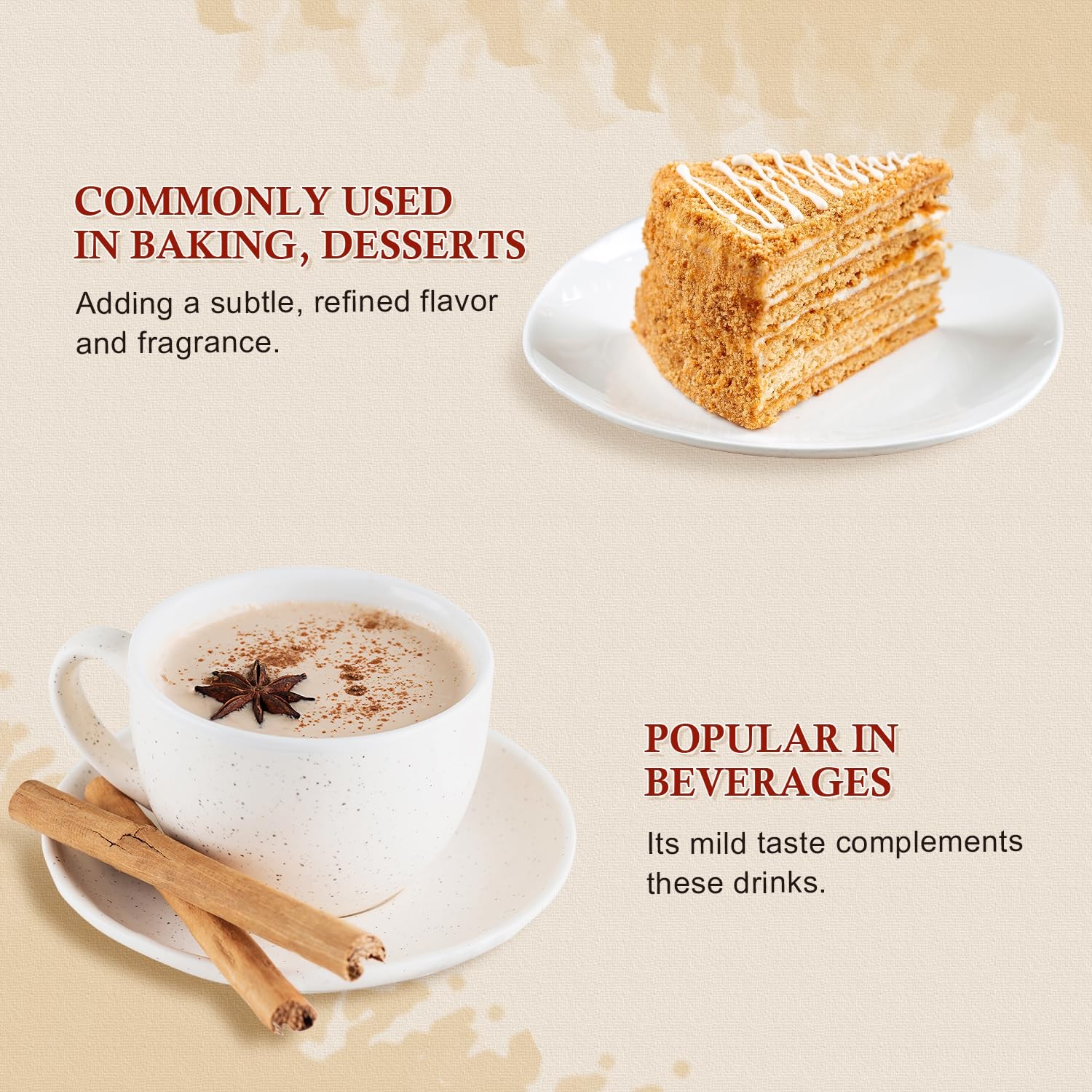 Organic Ceylon Cinnamon Sticks – True Cinnamon, Whole, Versatile for Baking