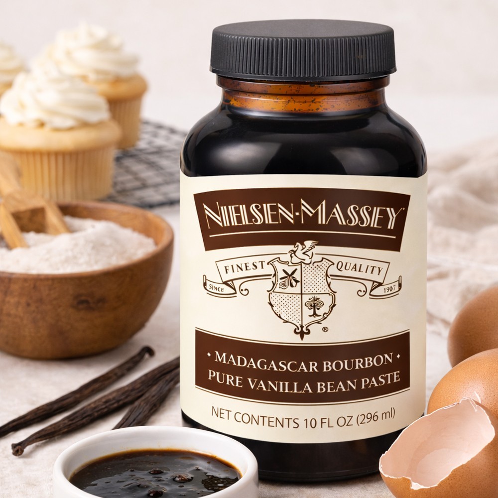 Nielsen-Massey Finest Quality Madagascar Bourbon Pure Vanilla Bean Past 10 FL OZ