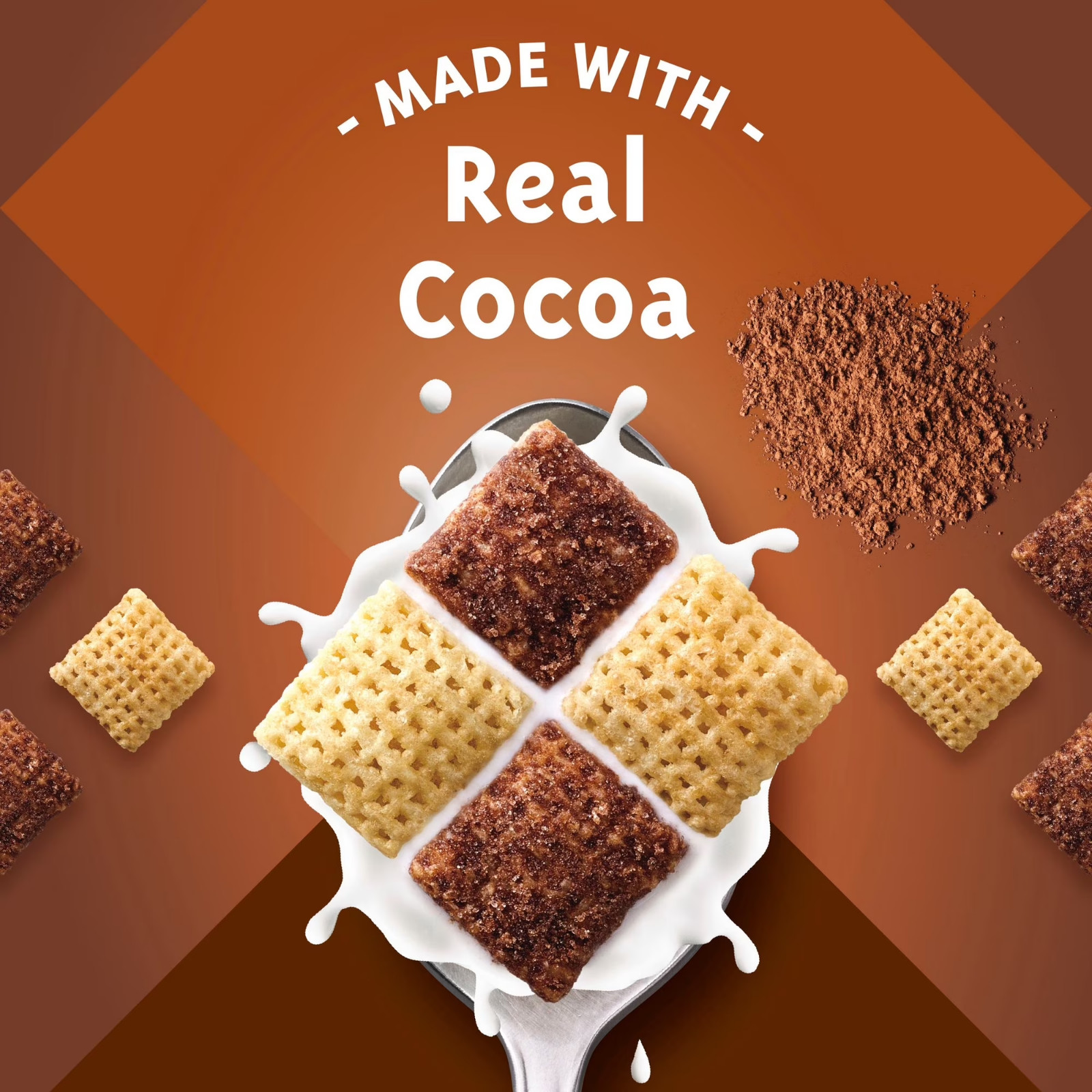 Chocolate Chex Cereal, Gluten Free Breakfast Cereal, Family Size, 20.3 oz