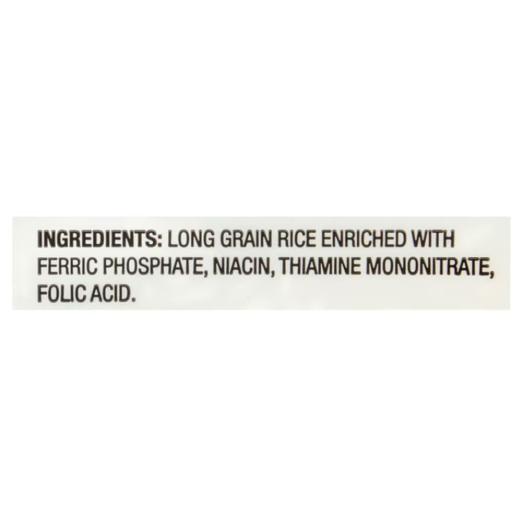 4 Bag Great Value Long Grain Enriched Rice, 20 lb
