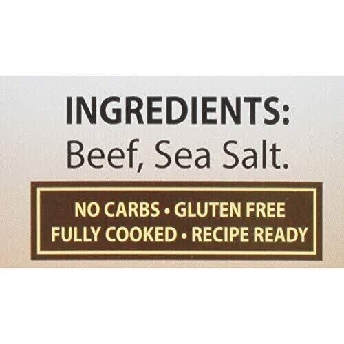 8 Cans-Keystone Meats All Natural Ground Beef Fully Cooked 28oz No Preservatives