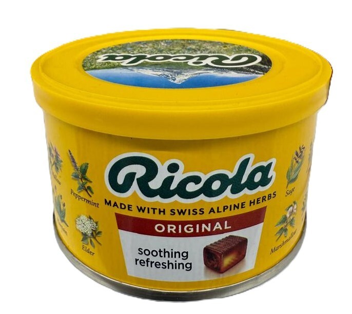 Ricola Candy Swiss Alpine Herbs Original Soothing Refreshing 100g – 2 Tinned