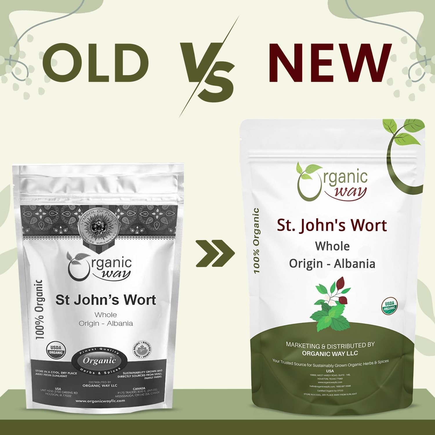 Organic Way St. John’s Wort Whole – Organic, Kosher & USDA Certified