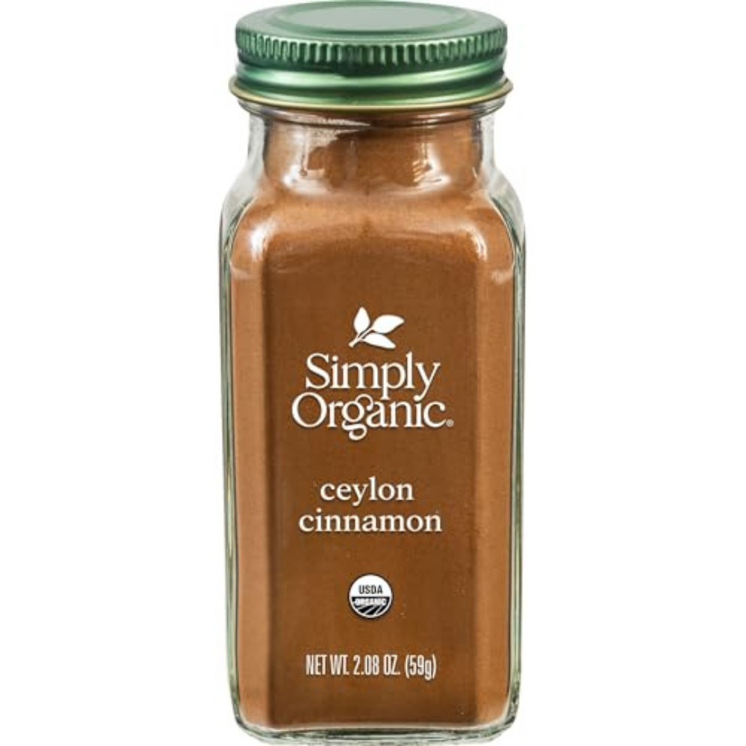 Simply Organic Organic Ground Ceylon Cinnamon, GMO Free 2.08 oz Bottle