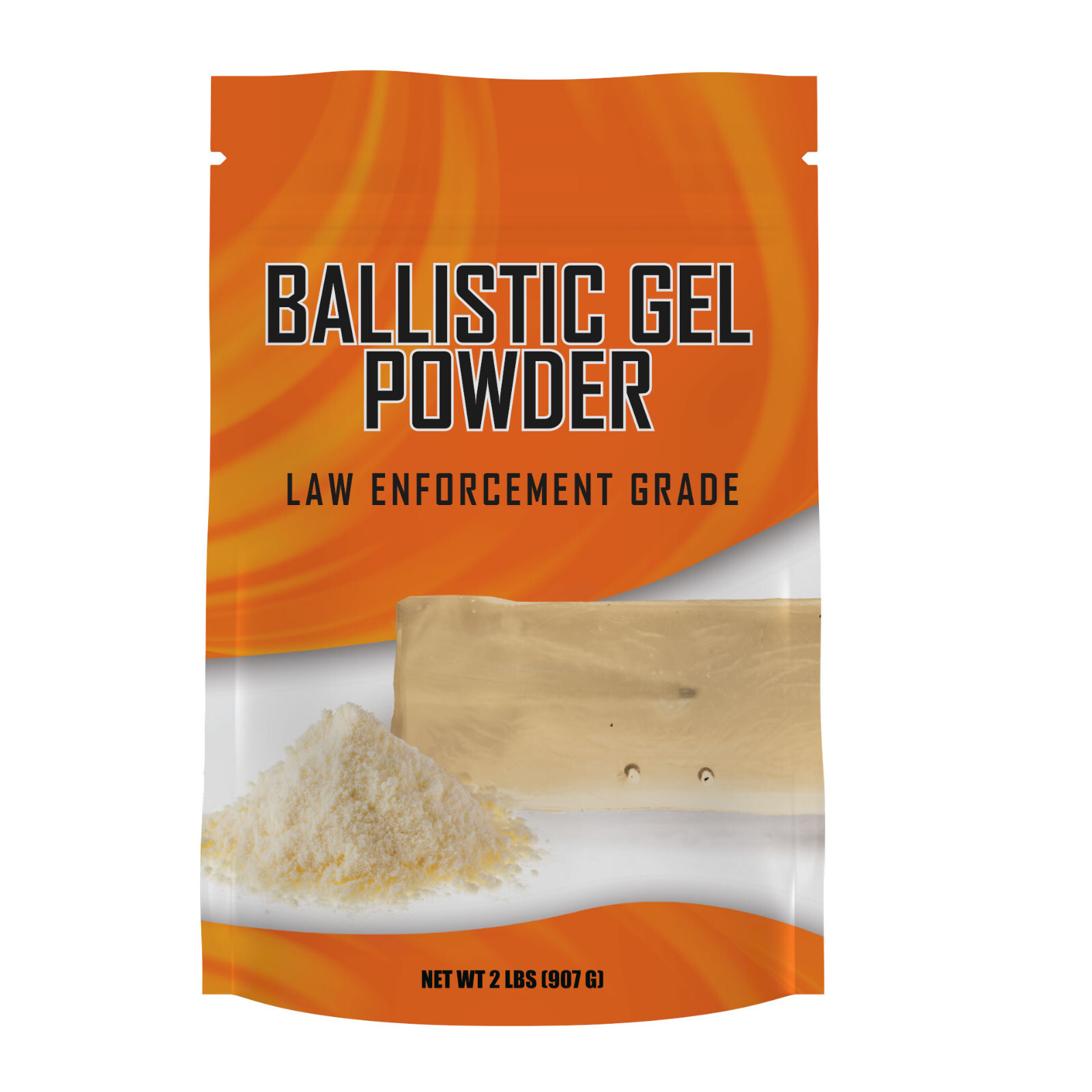 Ballistic Gel Powder 2 lbs – Gelatin Mix for Blocks, Targets and Dummys