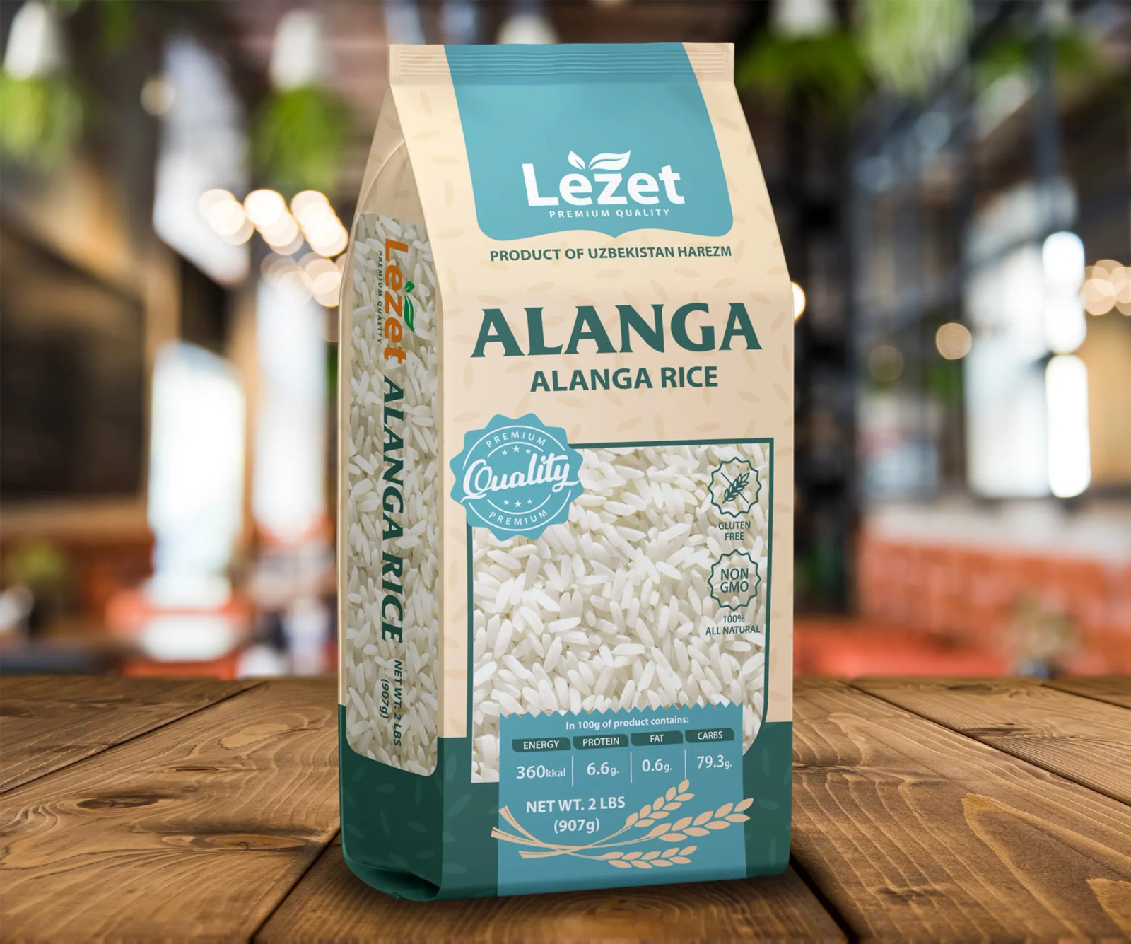 Lezet Premium Quality Devzira Rice & Laser Rice 2 lbs & 7 lbs Bags Uzbekistan