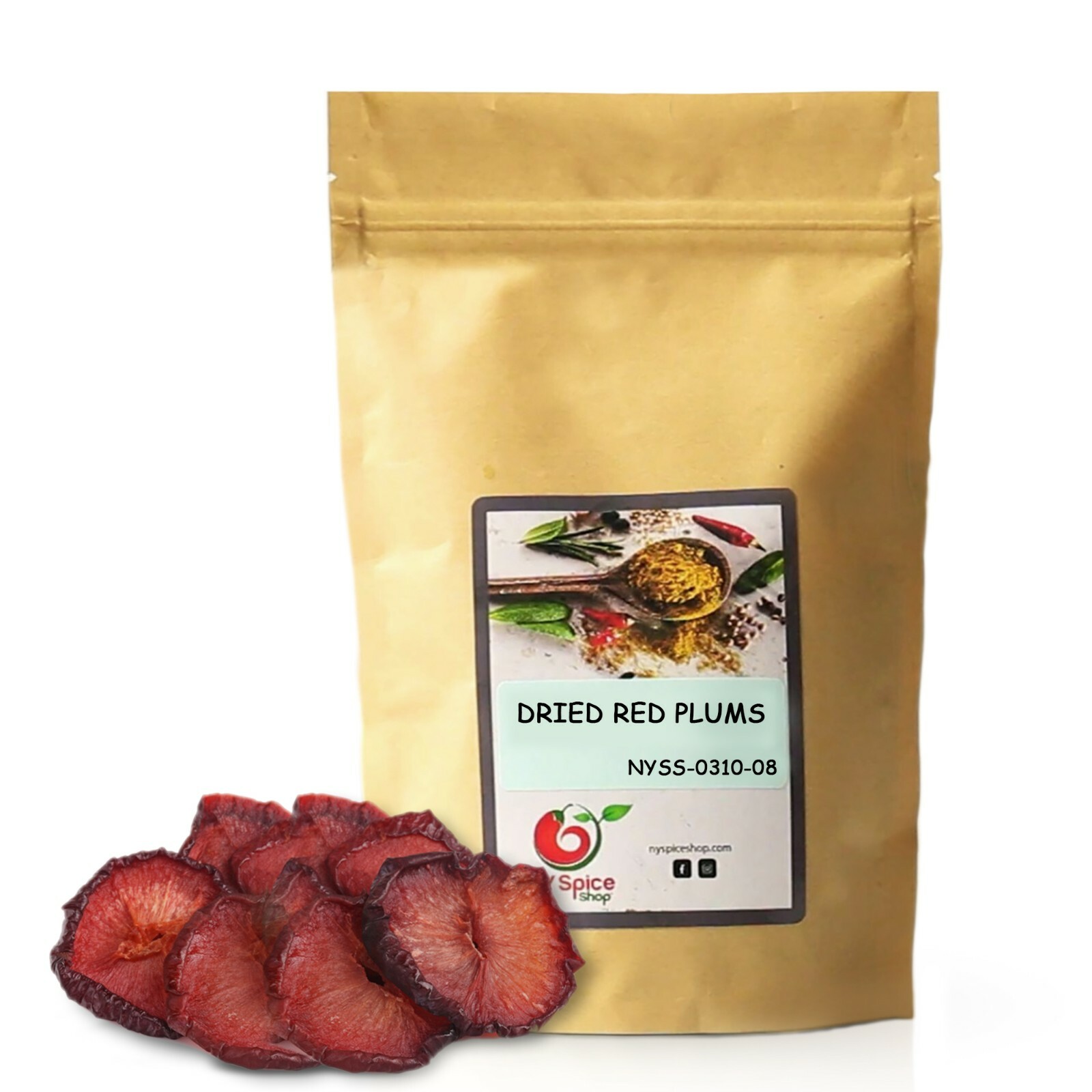 Dried Red Plums, Dried Fruit Item Weight 4oz-3lb