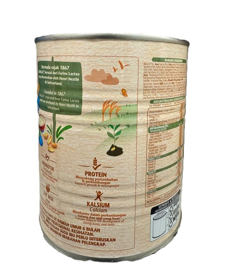 Nestle Cerelac Infant Cereals with Rice & Milk 350g (6 Months+) – 1 Can