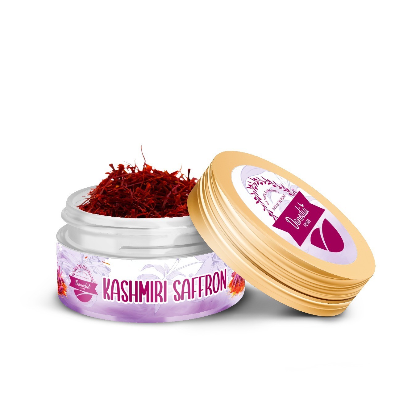 Danodia Foods Kashmiri Saffron (1g) – Premium, Hand-Harvested from Pampore