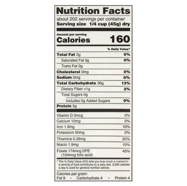 (3 pack) Great Value Long Grain Enriched Rice, 20 lb