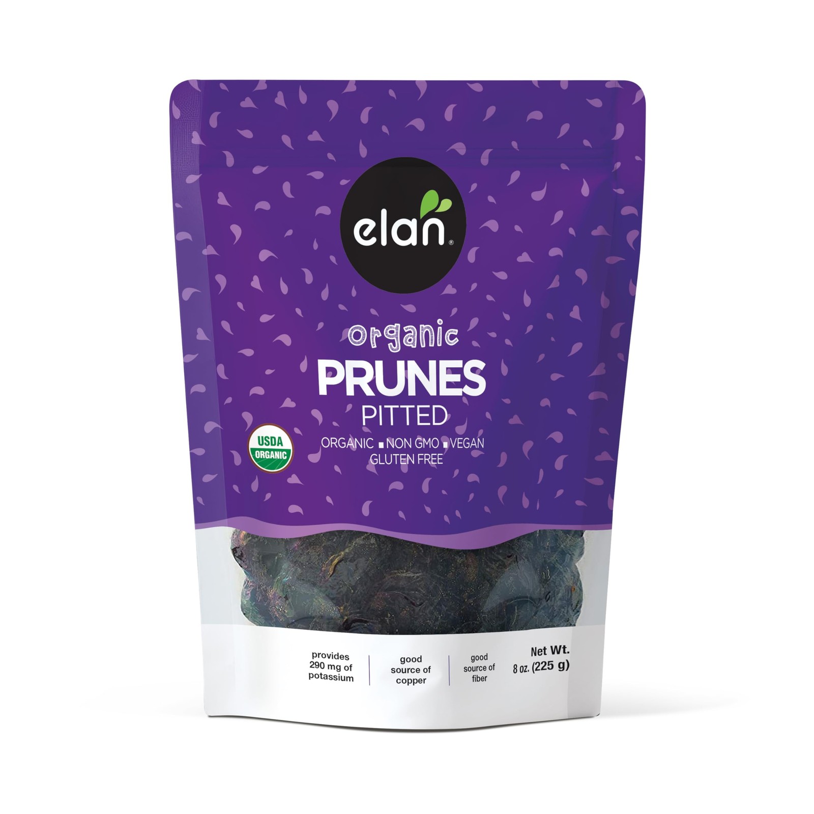 Organic Pitted Prunes 7.9 oz Natural Dried Fruit, No Sugar Added, NonGMO