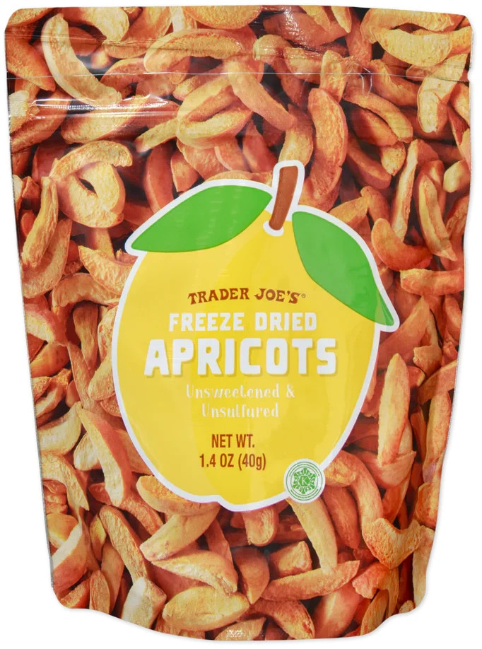 Trader Joe’s Freeze Dried APRICOTS Unsweetened & Unsulfured Fruit * BB 11/2027 *