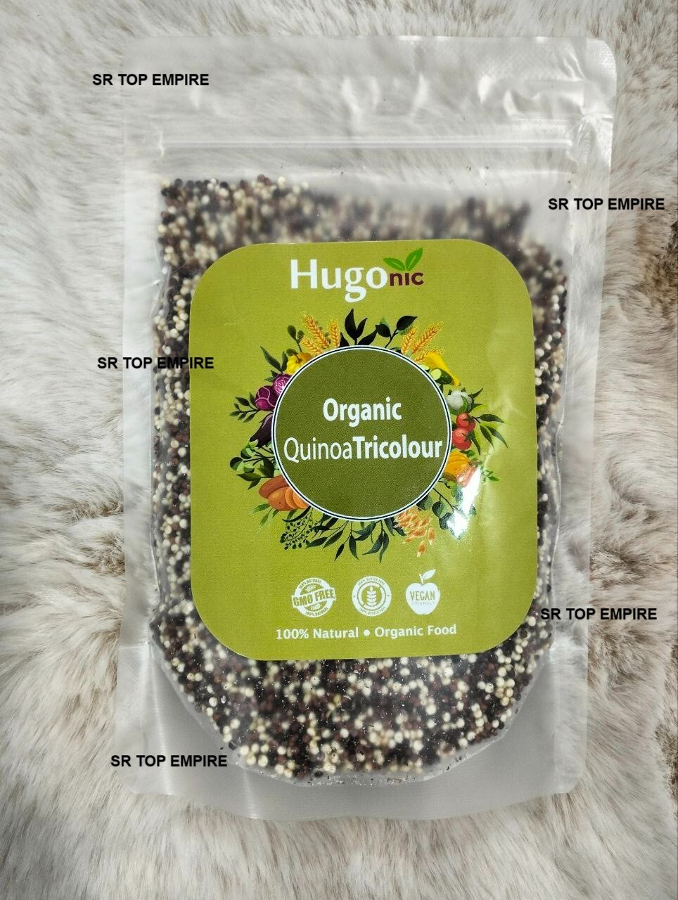 100% ORGANIC QUINOA RICE TRICOLOUR – HUGONIC BOLIVIA – 1KG