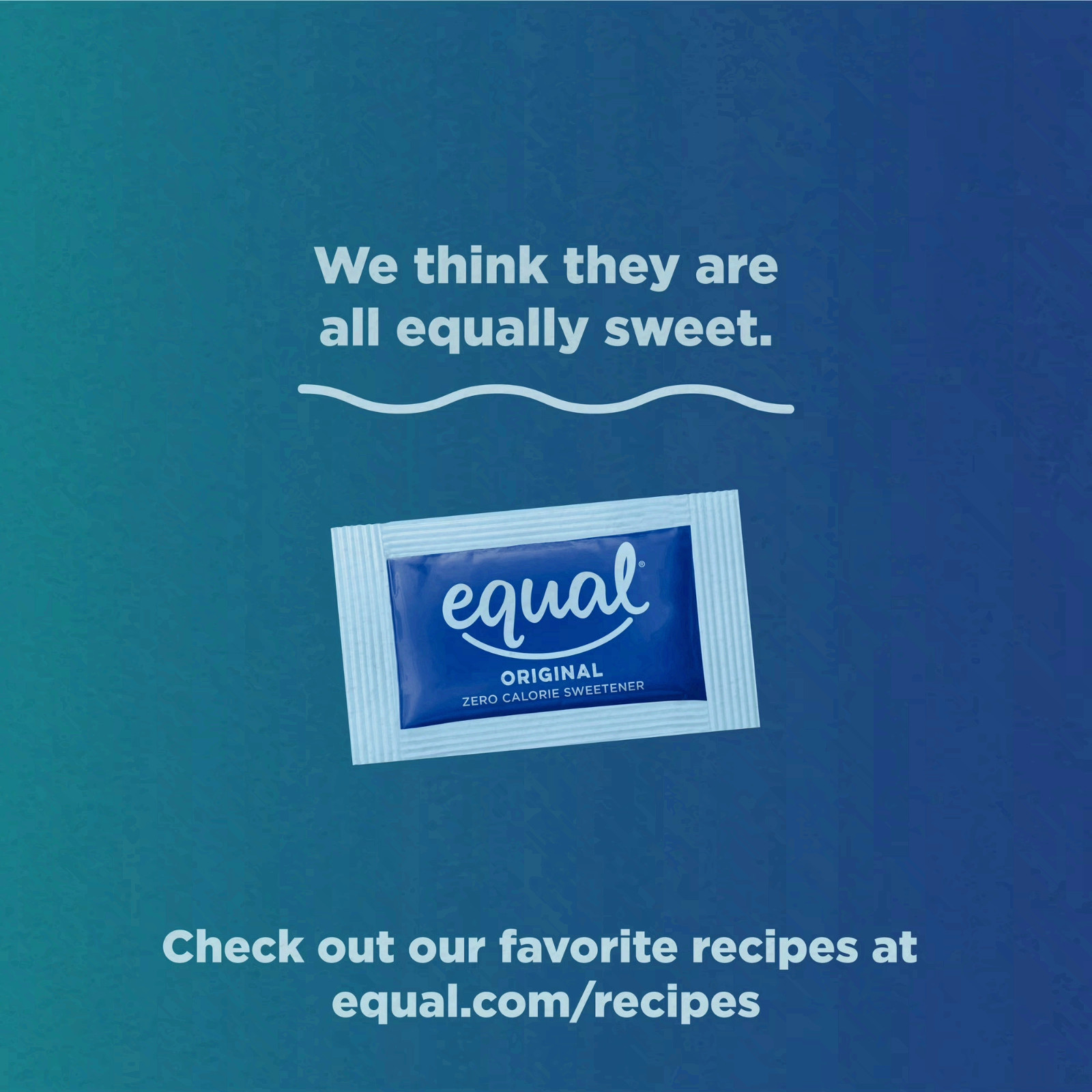 NEW 3 pack EQUAL Zero Calorie Sweetener, Sugar Substitute, 800 Packets
