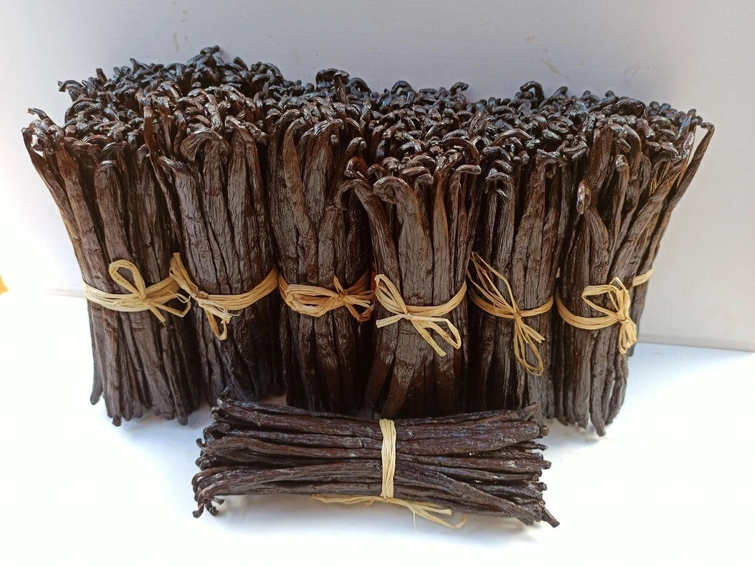 Whole Vanilla Beans, Vanilla Beans Grade A, Great For Vanilla Extract & Baking