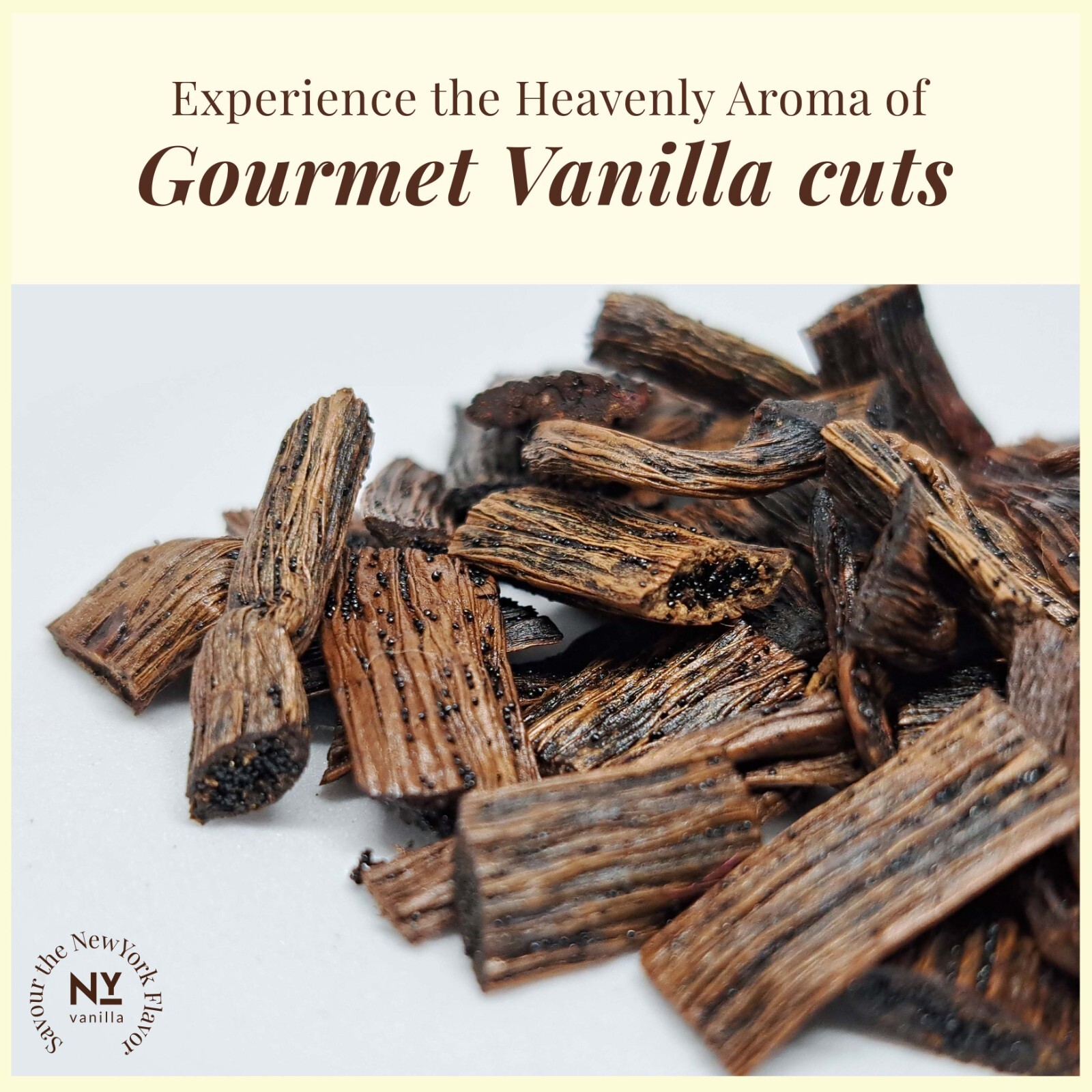 Vanilla Bean Cuts 1 Pound, Grade B Best vanilla Beans for Making Vanilla Extract