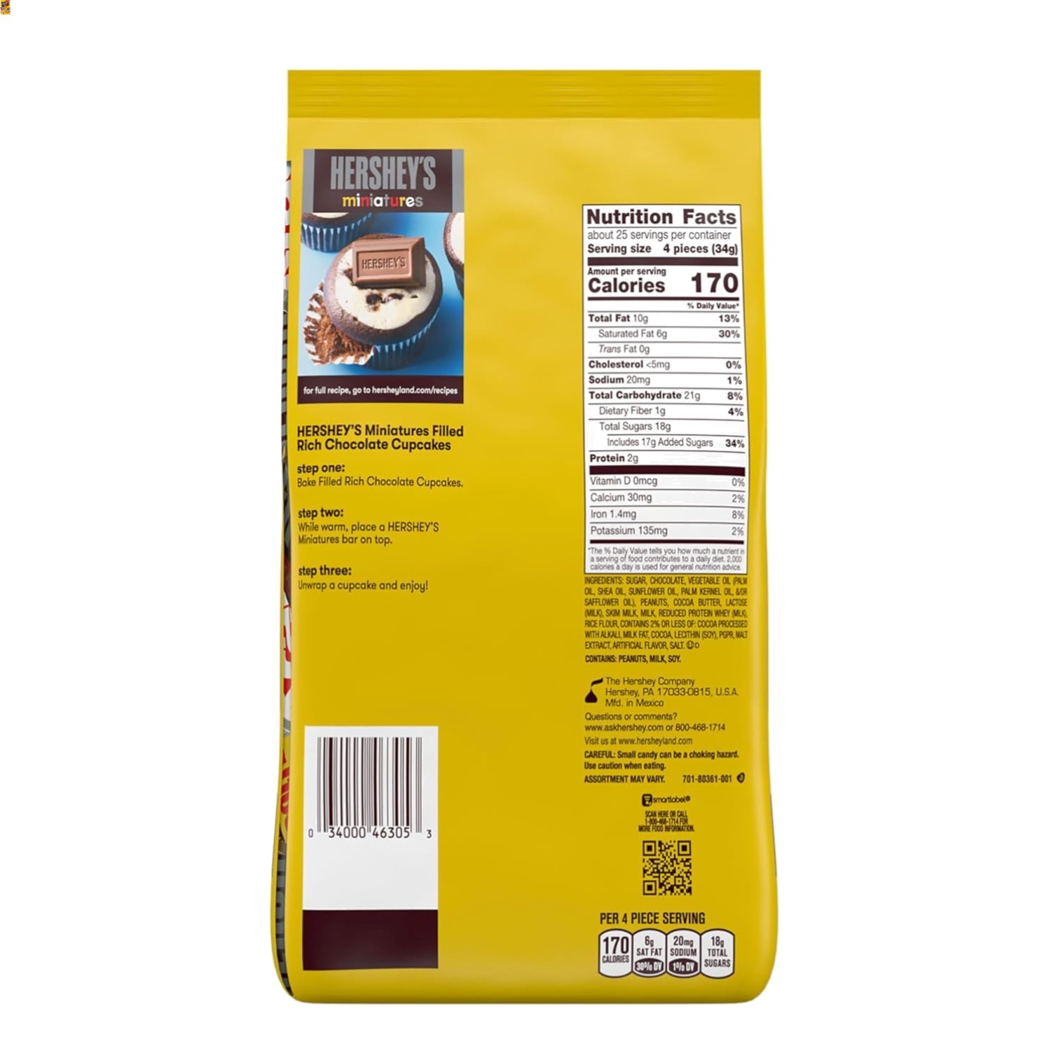 Miniatures Assorted Chocolate Candy Party Pack, 30 oz