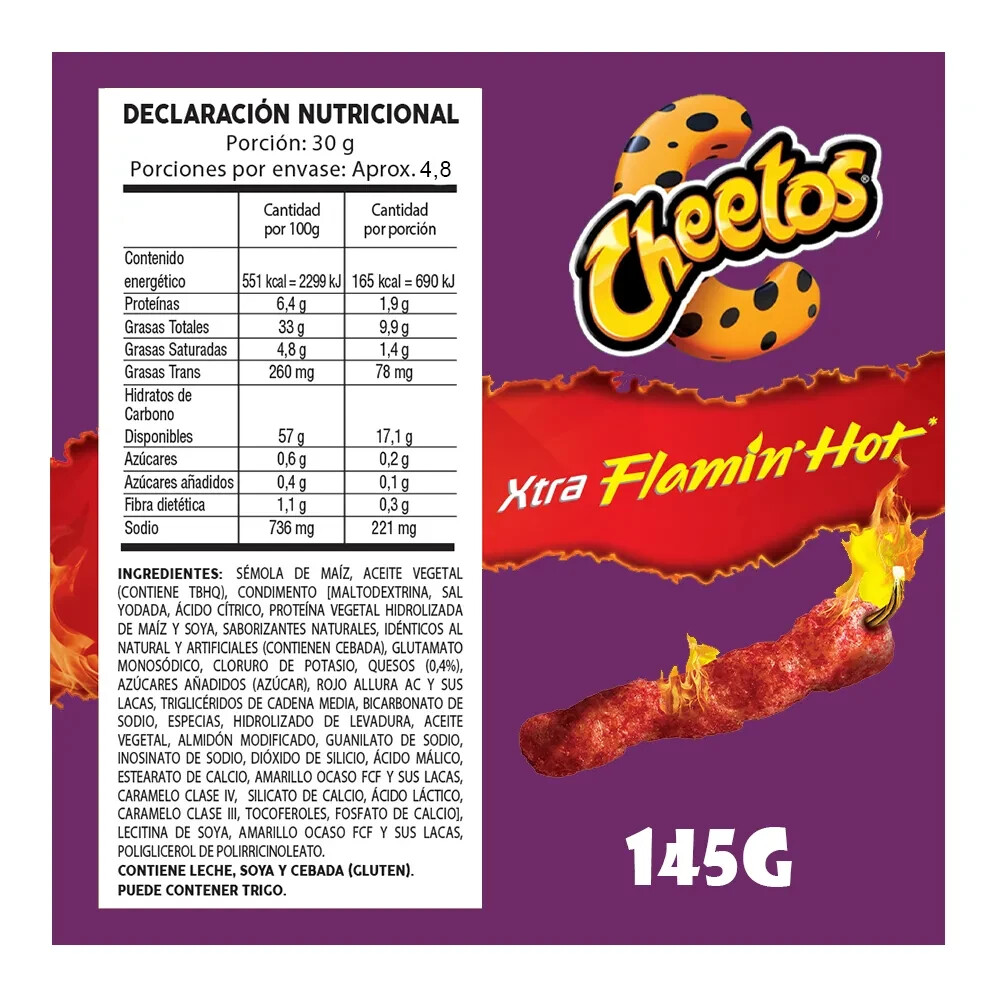 5 pack Flamin’ Hot Sabritas from Mexico – Ships from United States