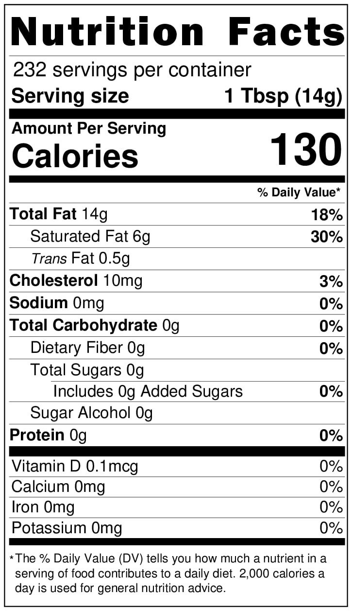 1 Gallon 100% American Beef Tallow, 7.2 lbs Additive-Free Cooking Fat, Bulk