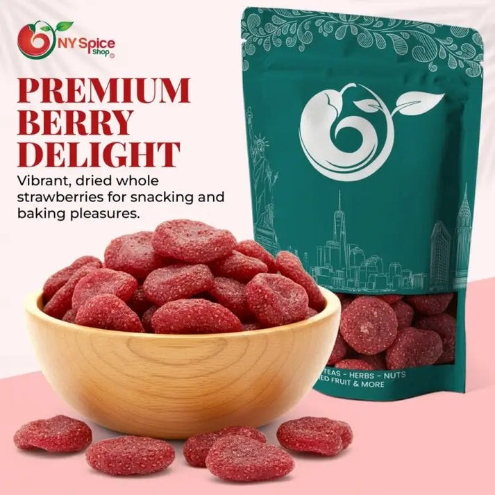 Dried Whole Strawberries Dried Fruit Premium Quality by NY Spice