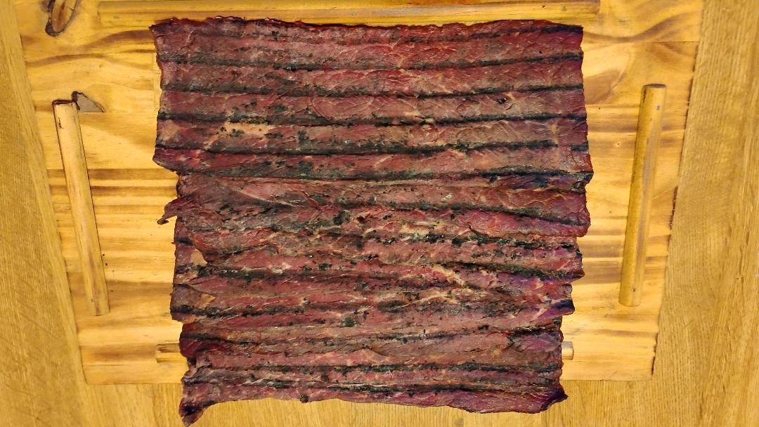 1 pound, Hickory Smoked, Small Batch, Mountain Beef Jerky