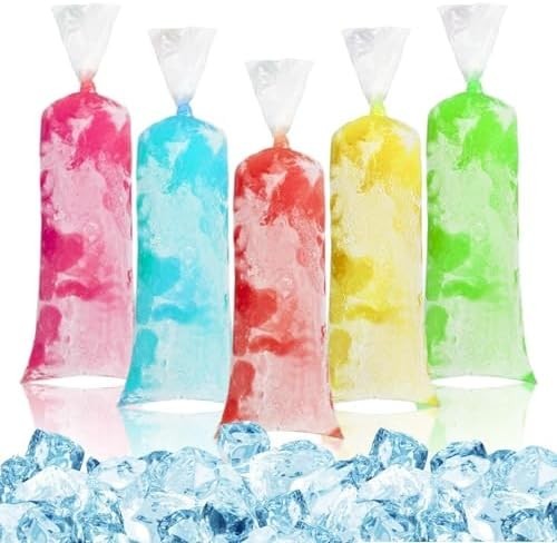 100 Ice Candy Plastic Bags – 4×12 Bolsas para bolis de hielo mexicanos Freeze