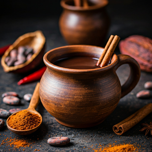 Mayan Chocolate Drink – Mexican Spiced Ground Hot Chocolate – Aztec Drink Mix