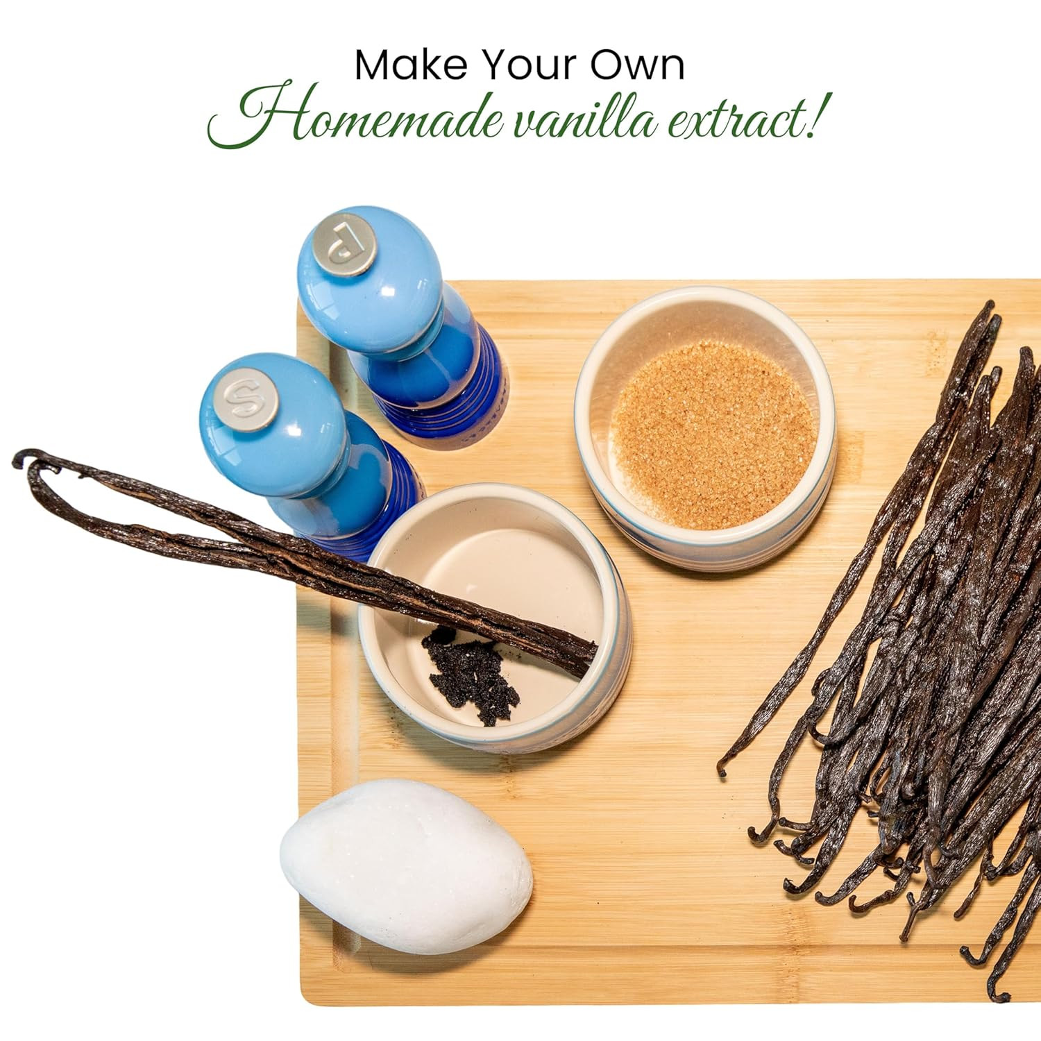 25 Count Organic Madagascar Vanilla Beans – Grade a Bourbon Pods | Gourmet Whole