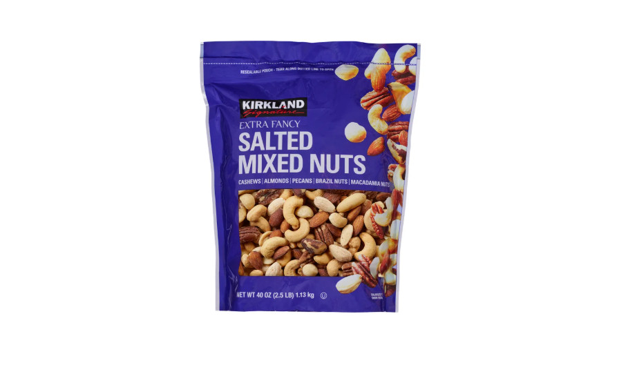 Kirkland Signature Extra Fancy Salted Mixed Nuts 40 Oz (2.5 lb) EXP 02/2027
