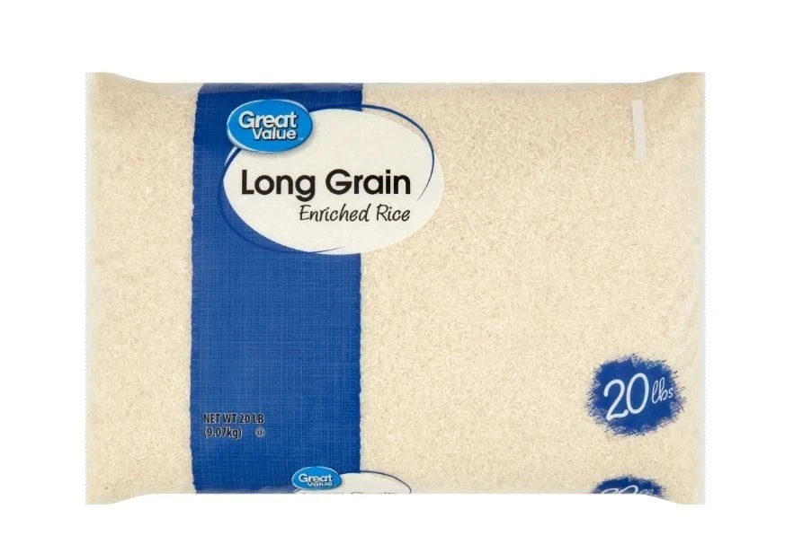 Great Value Long Grain Enriched Rice, 20 lb