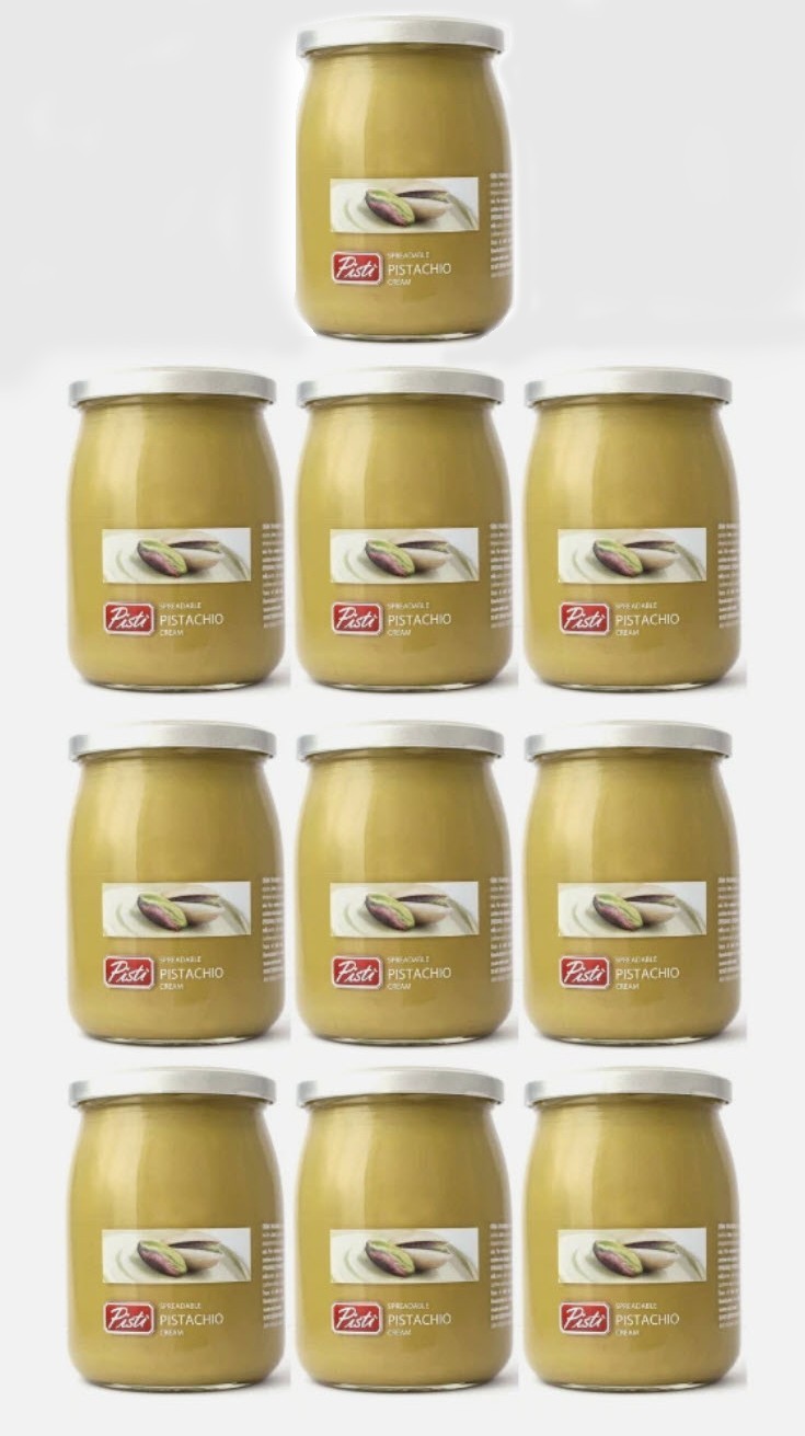 10 x PISTI Spreadable Pistachio Cream 600g – PACK OF 10
