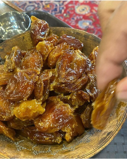 (6 X 500 Gram ) Fresh Crushed dates organic premium تمر خلاص مجروش VIP Khalas