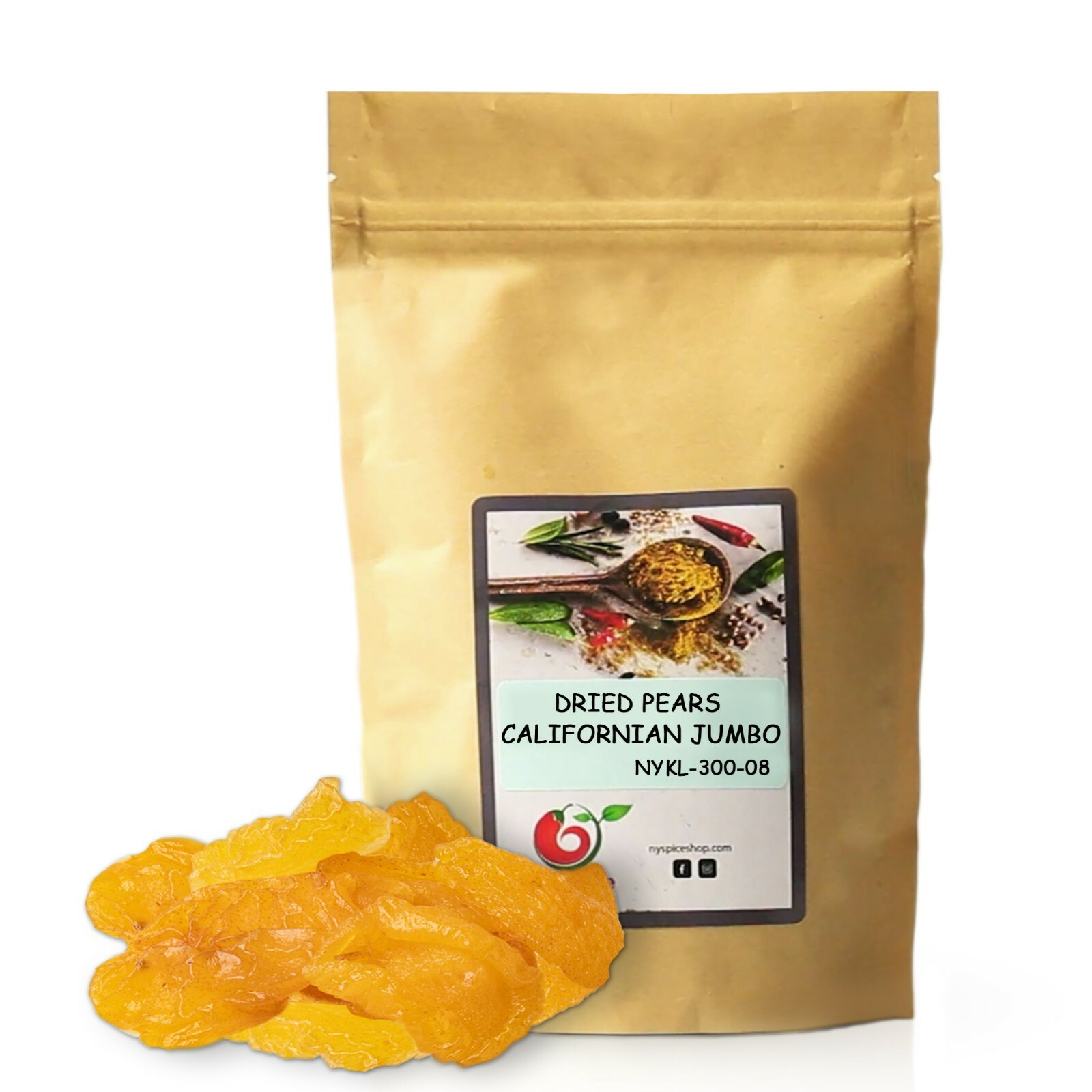 Dried Fruit Californian Jumbo Dry Pears Weight 4oz-3lb High Quality