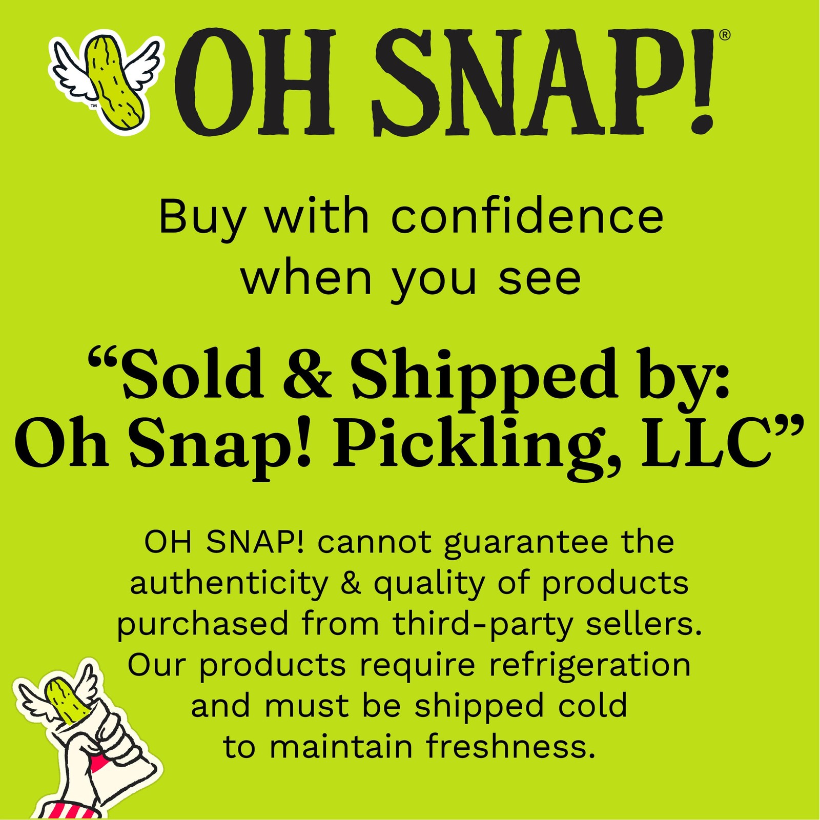 OH SNAP! Gone Dilly Whole Pickle (12 Pack) – 12 Count (Pack of 1)