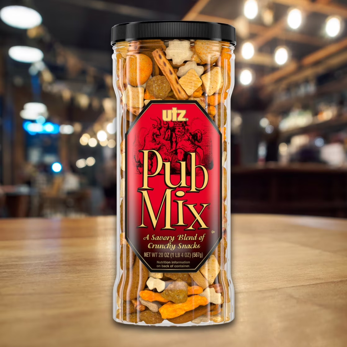 Utz Pub Mix, 20 oz Barrel