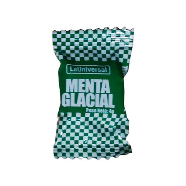 Menta Glacial La Universal Ecuador 11.64 oz Candies Fresh Mint Flavored