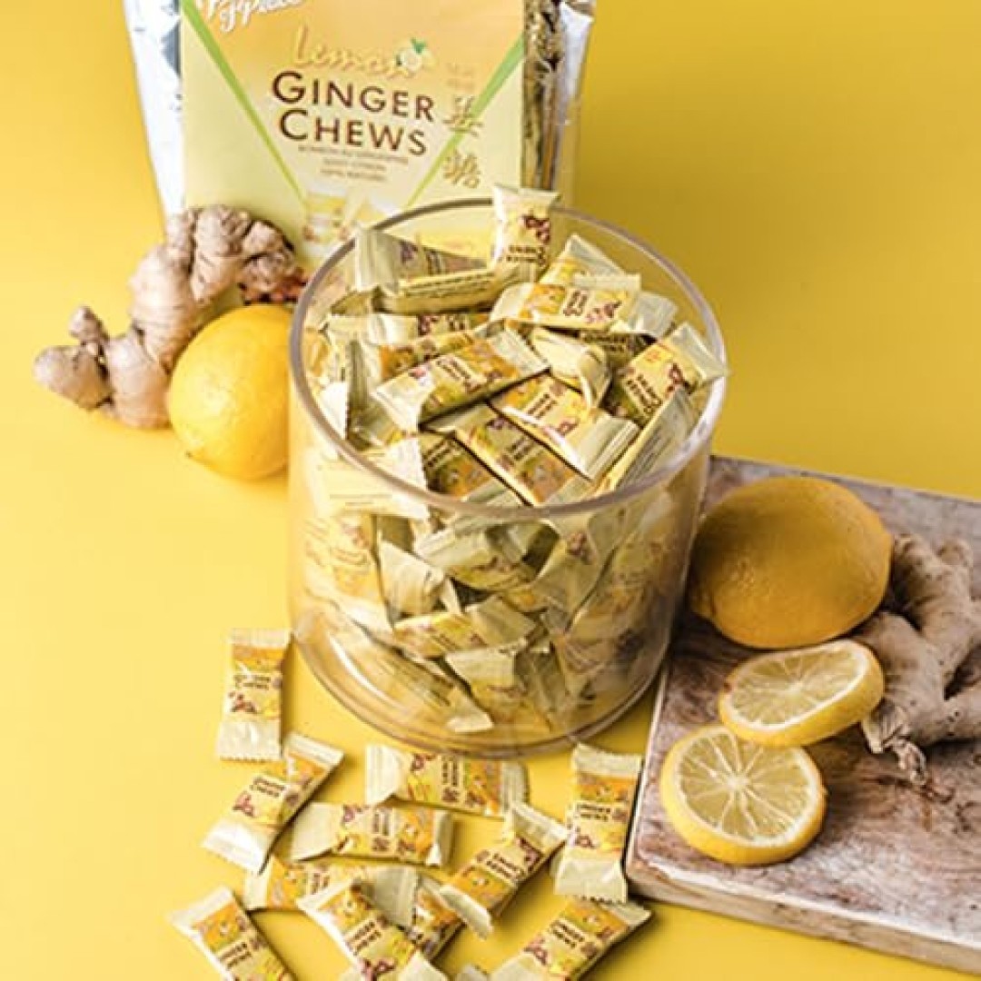 Prince of Peace Ginger Chews With Lemon, 1 lb. – Candied 1 Pound (Pack 1)