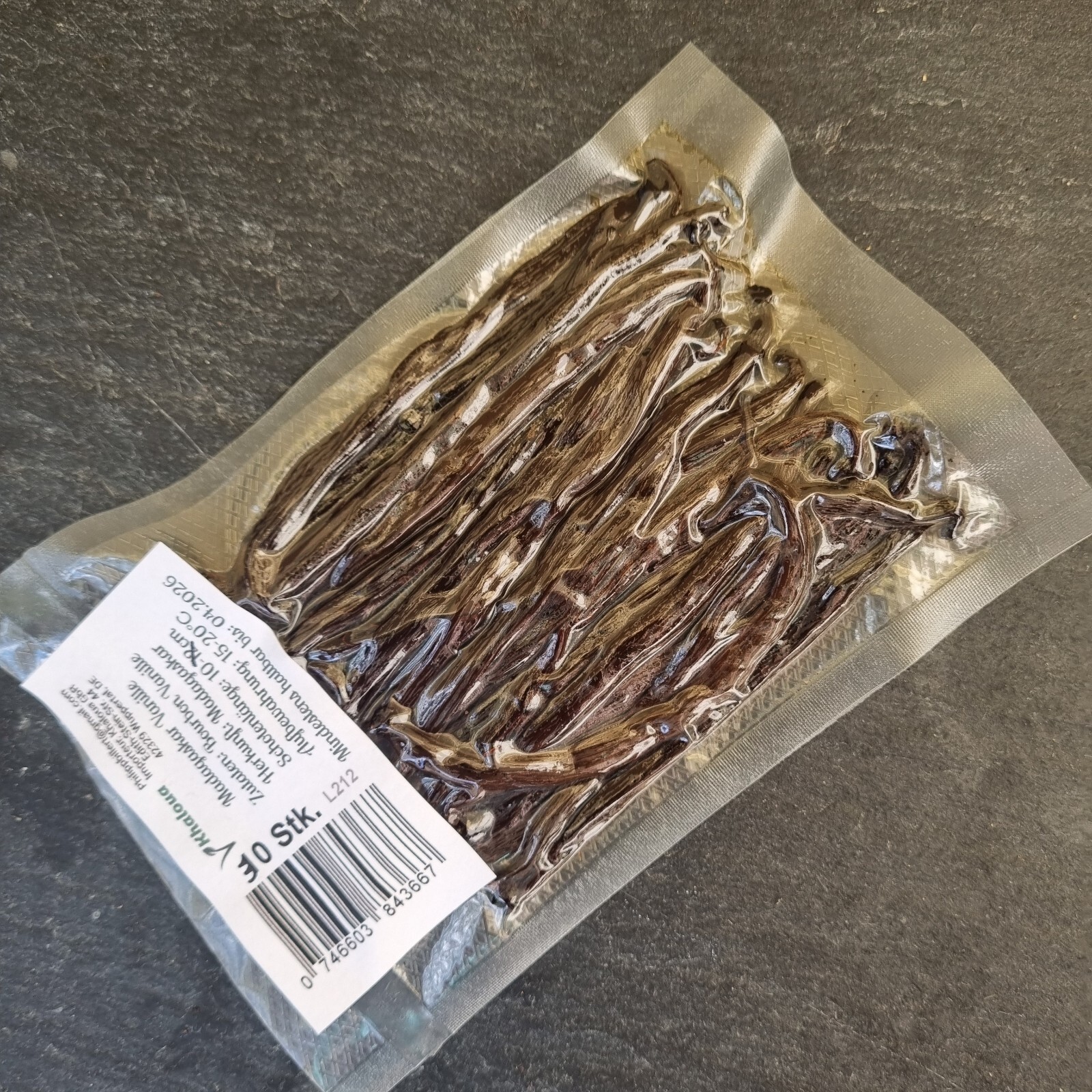 30 Khaloua Bourbon Vanilla Beans Madagascar 05-10 cm Grade A Whole Pods